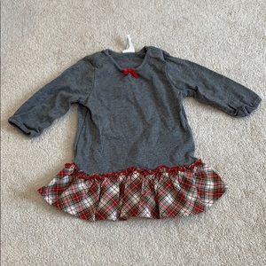 Cute holiday dress & tights to match